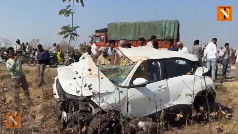 Fatal Car Crashed into Tanker on Nagpur-Tuljapur Highway, One Dead, Several Injured